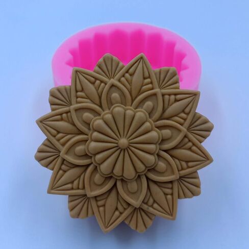 Kaleidoscope Silicone Soap Molds Handcraft Soap Candle Wax Mould Resin Epoxy Gypsum Crafts Silicone Mold in Saudi Arabia