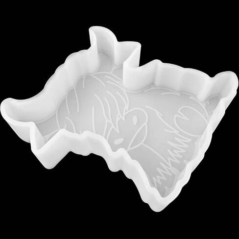 2 Pcs Set Freshie Silicone Mold Car Freshie Mold for Aroma Beads DIY Handmade Freshies Mould (4-Cow + 4-Cup) in Saudi Arabia