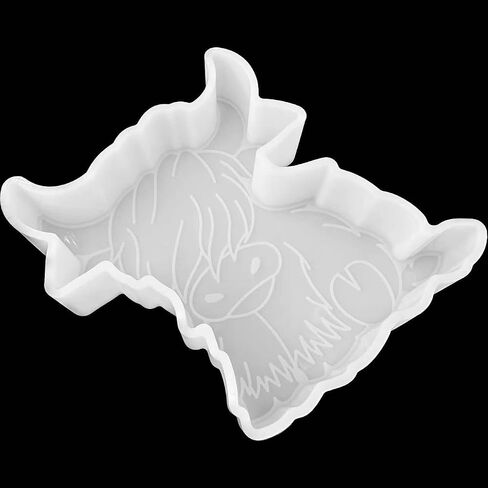 2 Pcs Set Freshie Silicone Mold Car Freshie Mold for Aroma Beads DIY Handmade Freshies Mould (4-Cow + 4-Cup) in Saudi Arabia