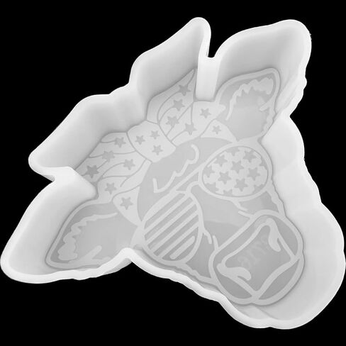2 Pcs Set Freshie Silicone Mold Car Freshie Mold for Aroma Beads DIY Handmade Freshies Mould (4-Cow + 4-Cup) in Saudi Arabia