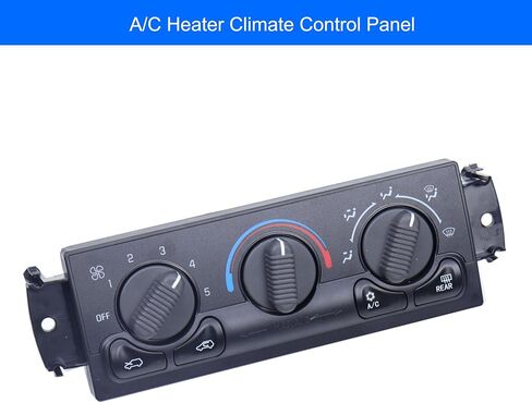 599-218 Climate Control Moduel,A/C Heater Climate Control Panel Compatible with 1999-2002 Chevrolet Silverado GMC Sierra 1500 2500 3500 Yukon in Saudi Arabia