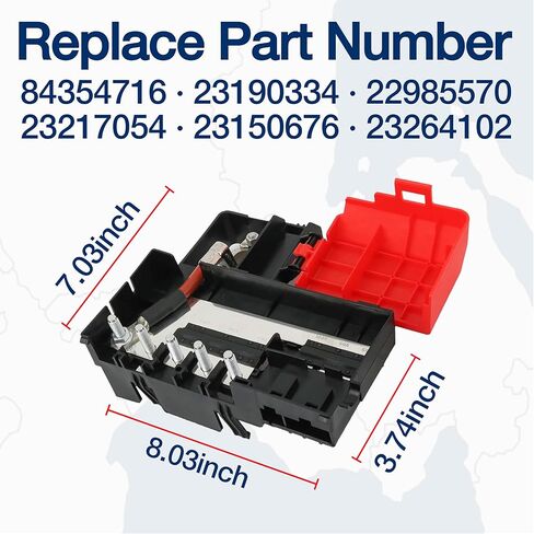 استبدال صندوق كتلة الصمامات لتوزيع البطارية GM 84354716 22985570 23150676 Fit Silverado Sierra 1500 2500HD 3500HD 2014-2016، Fit GMC Yukon Chevy Tahoe Suburban Cadillac Escalade 2015-2020 in Kuwait