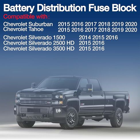 استبدال صندوق كتلة الصمامات لتوزيع البطارية GM 84354716 22985570 23150676 Fit Silverado Sierra 1500 2500HD 3500HD 2014-2016، Fit GMC Yukon Chevy Tahoe Suburban Cadillac Escalade 2015-2020 in Kuwait