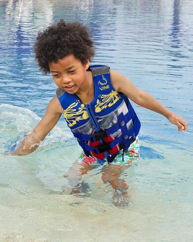 Vine Kids Swim Vest, Ideal Buoyancy Swimming Aid for Boys, Girls and Toddlers, Pink, M/3-5 Years in Saudi Arabia