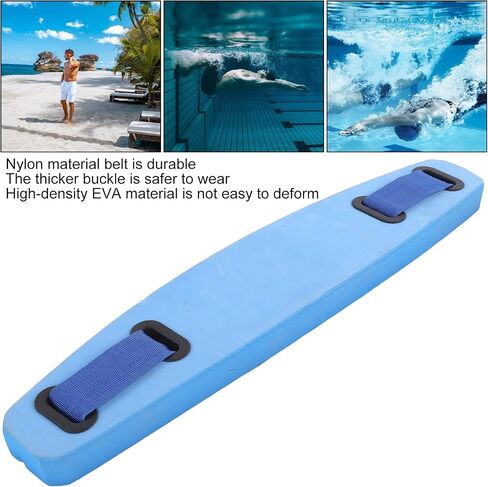 Swim Belt, 26.8x5.2x1.6in EVA Core Strength Water Aerobics Keep Balance Ergonomic Swimming Training Aid, Adjustable Comfortable Portable Floatation Belt for Kids Beginners, Youth, Adults, Athletes in Saudi Arabia