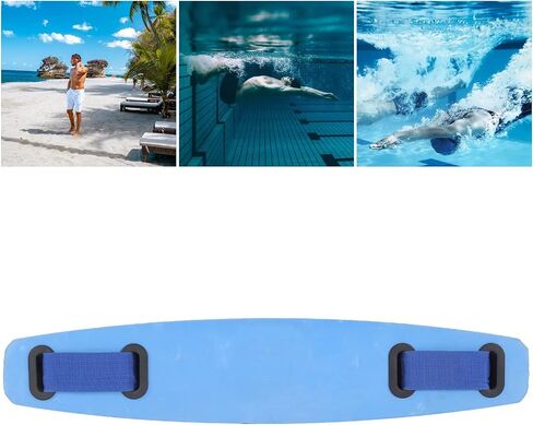 Swim Belt, 26.8x5.2x1.6in EVA Core Strength Water Aerobics Keep Balance Ergonomic Swimming Training Aid, Adjustable Comfortable Portable Floatation Belt for Kids Beginners, Youth, Adults, Athletes in Saudi Arabia