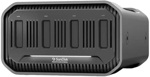 SanDisk Professional 4 TB PRO-Blade Station - Powerful 4-Bay PRO-Blade SSD Mag Enclosure; Thunderbolt 3 and USB-C Bundle with SanDisk PRO-Blade SSD Mag 1TB (2 Items) in Saudi Arabia