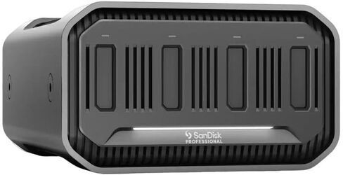 SanDisk Professional 4 TB PRO-Blade Station - Powerful 4-Bay PRO-Blade SSD Mag Enclosure; Thunderbolt 3 and USB-C Bundle with SanDisk PRO-Blade SSD Mag 1TB (2 Items) in Saudi Arabia