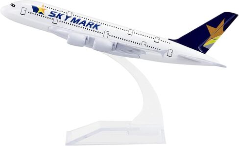 Skymark ايرباص 380 سبيكة معدنية طائرة نموذجية هدية عيد ميلاد نماذج الطائرة هدية عيد الميلاد 1:400 in Kuwait
