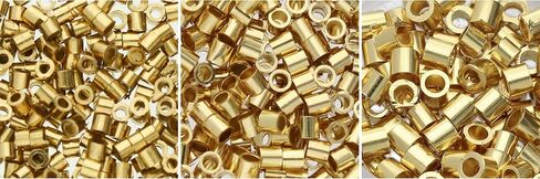 The Beadsmith Tube Crimp Beads, 2 x 2mm, Assorted Colors, 500 Pieces, Uniform Cylindrical Shape, No Sharp Edges, Designed to Secure The Ends of Jewelry Stringing Wires and Cables in Saudi Arabia