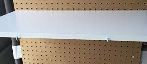 (2 Pack) Metal 12 Inch Shelf Bracket Garage Peg Hanger for 1/8'' & 1/4'' Pegboard in Saudi Arabia