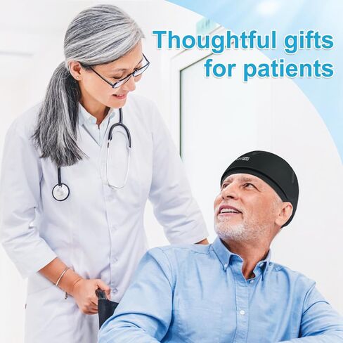 SuzziPad Cold Cap for Chemotherapy Patients, Migraine Relief Cap, Headache Ice Pack, Ice Cap for Chemo, Ice Hats for Migraines, Cancer Care Gifts for Women and Men, Comfort Items for Chemo Patients in Saudi Arabia