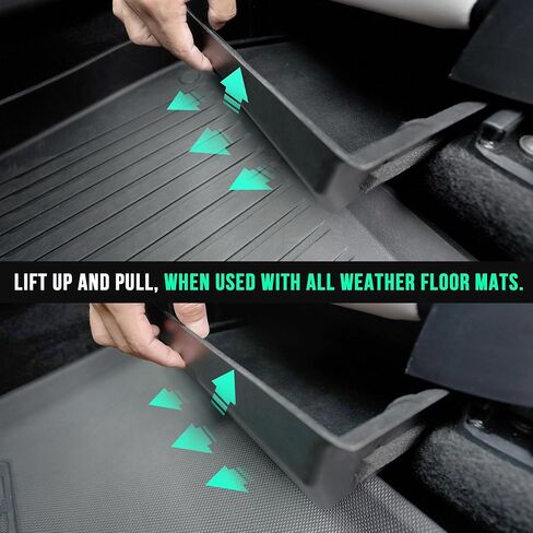 2020 2021 2022 2023 Tesla Model Y Rear Center Console Organizer behind Seat, Trash Can/Second Row Tissue Holder/Storage Bin for Model Y Accessories（White） in Saudi Arabia
