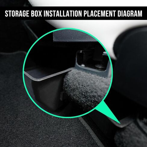 2020 2021 2022 2023 Tesla Model Y Rear Center Console Organizer behind Seat, Trash Can/Second Row Tissue Holder/Storage Bin for Model Y Accessories（White） in Saudi Arabia
