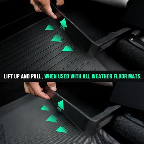 2020 2021 2022 2023 Tesla Model Y Rear Center Console Organizer behind Seat, Trash Can/Second Row Tissue Holder/Storage Bin for Model Y Accessories（White） in Saudi Arabia