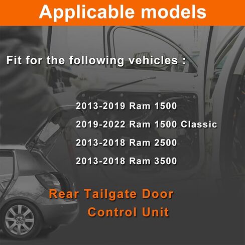 Rear Tailgate Door Control Unit Compatible for Ram 1500 2013-2019 - Ram 2500/3500 2013-2018 - Ram 1500 Classic 2019-2022 in Saudi Arabia
