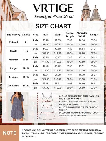 Vrtige Women's Striped Nightshirt Notch V Neck Short Sleeve Button Down Nightdress Nightgown in Kuwait