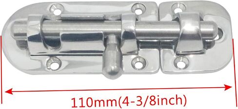 keehui Marine 316 Stainless Steel Heavy Duty 2-3/8 Inch Locker Latch Slide Barrel Bolt for Marine Boat Window/Door/Hatch/Cabinet in Saudi Arabia