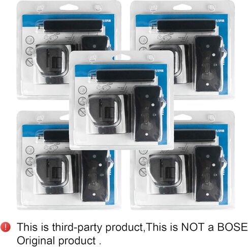 طقم حامل حامل مثبت على الحائط/السقف مكون من 5 قطع لسلسلة Bose UB-20 II، متوافق مع أنظمة الترفيه المنزلي بمكبر صوت 5.1 من Bose (غير مناسب لأسلوب الحياة 650)، أسود in Kuwait