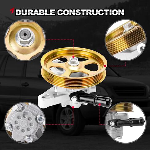 21-5442 مضخة توجيه كهربائية مع بكرة متوافقة مع Honda Pilot 2005-2008، Odyssey 2005-2010، Acura MDX 2007-2013 استبدال # 56110-RGL-A03 56110-PVJ-A01 56110-RYE-A02 in Saudi Arabia