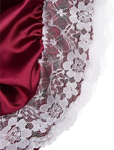 Satini Men's Satin Ruffle Bow Thong Sissy Knickers Briefs Jockstrap Panties in Kuwait