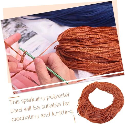 Polyester Macrame Cord 3mm x 218yards (656ft) Braided Polyester Cord Polyethylene Rope Macrame Yarn, Polyester Yarn for Crocheting, DIY, Craft Bag, Wall Hangings, Rug (Light Purple) in Saudi Arabia