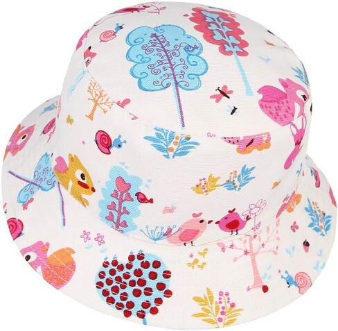 قبعة GEMVIE للحماية من الأشعة فوق البنفسجية للأطفال الصغار، قبعة دلو للأطفال البنات والأولاد، قبعة شمس مع حزام للذقن in Kuwait