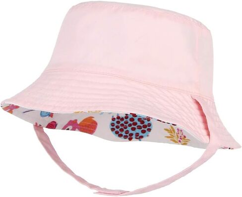 قبعة GEMVIE للحماية من الأشعة فوق البنفسجية للأطفال الصغار، قبعة دلو للأطفال البنات والأولاد، قبعة شمس مع حزام للذقن in Kuwait