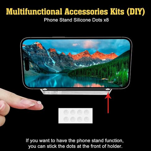 UCINNOVATE Vertical Laptop Stand, Acrylic laptop holder desk with Adjustable Dock, Dual Desktop Notebook Stand Fits All MacBook/Surface/Gaming Laptop/iPad/Pro/Chromebook/HP/Dell/Computer/Keyboard in Saudi Arabia