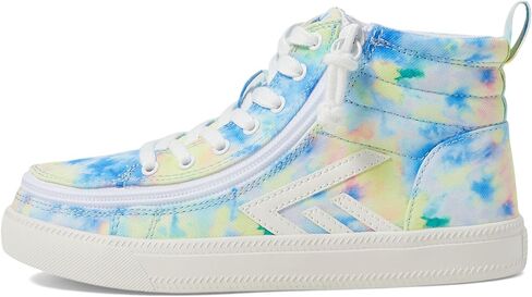 BILLY Footwear Kids CS Sneaker High (Little Kid/Big Kid) - Canvas Upper - Lightweight Canvas Lining Blue Watercolor 12 Little Kid M in Saudi Arabia