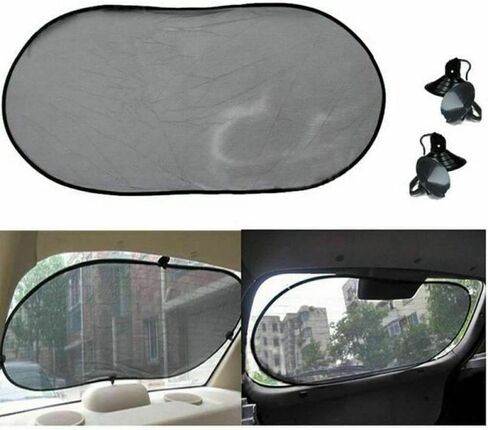 Car Rear Window Sunshade with Suction Cup, Sun UV Rays Protection for Car Back Window in Saudi Arabia