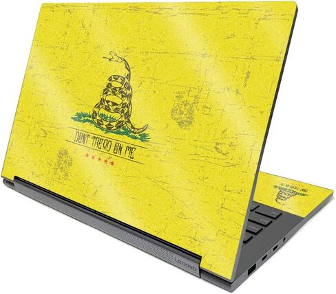 جلد لامع لامع من MightySkins متوافق مع Lenovo Yoga C940 14 بوصة (2020) - علم عتيق | لمسة نهائية لامعة واقية ومتينة | سهلة التطبيق والإزالة وتغيير الأنماط | صنع في الولايات المتحدة الأمريكية in Kuwait