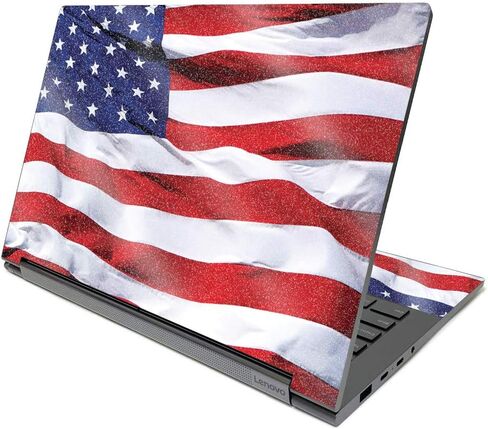 جلد لامع لامع من MightySkins متوافق مع Lenovo Yoga C940 14 بوصة (2020) - علم عتيق | لمسة نهائية لامعة واقية ومتينة | سهلة التطبيق والإزالة وتغيير الأنماط | صنع في الولايات المتحدة الأمريكية in Kuwait