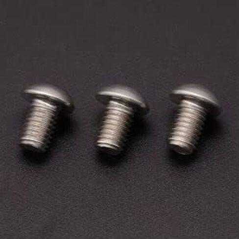 M5 x 8mm (100 Pack) Hex Socket Button Head Cap Screws Bolts, Allen Socket Drive, 304 Stainless Steel 18-8, Bright Finish, Full Thread, Machine Thread in Saudi Arabia