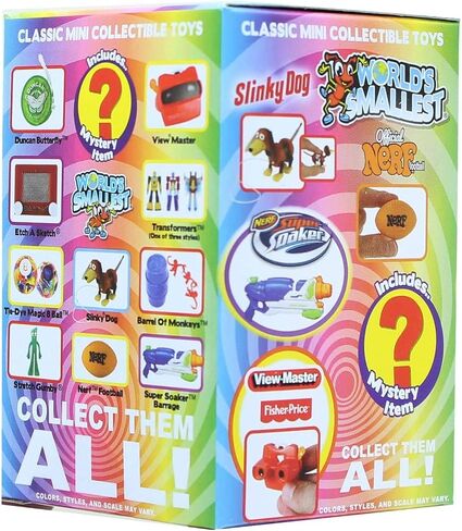 Worlds Smallest Classic Novelty Toy Series 4 Surprise Box - 3 Count in Saudi Arabia