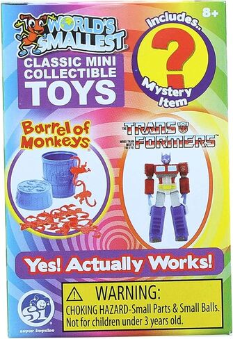 Worlds Smallest Classic Novelty Toy Series 4 Surprise Box - 3 Count in Saudi Arabia