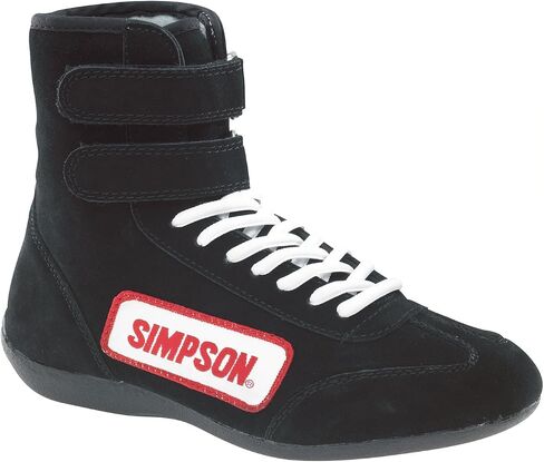 Simpson Racing 28600BK The Hightop Black Size 6 SFI Approved Driving Shoes in Saudi Arabia