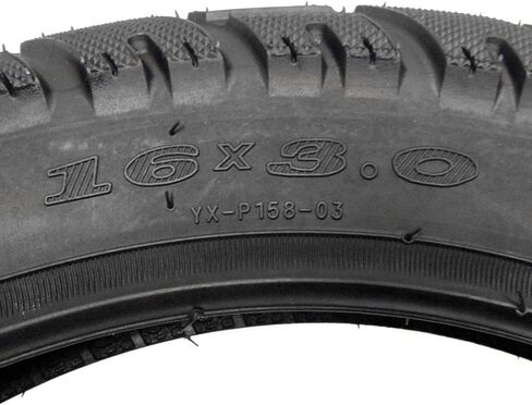 إطار دراجة كهربائية MMG Combo مقاس 16x3.0 (80-305) يناسب حافة 12 بوصة تتضمن أنبوبًا داخليًا متوافقًا مع الدراجات الإلكترونية والدراجات البخارية والدراجات البخارية ودراجات الأطفال والدراجات القابلة للطي in Saudi Arabia