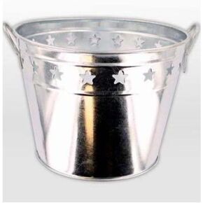 Kole OA235 Tin Bucket with Stars Art and Craft Product in Saudi Arabia