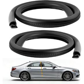 2PCS 2.62FT B Pillar Sealing Strip,Noise Reduction Rubber Car Door Seal Strip B Pillar with U-Shaped Metal Clip,Push-in Car Door Weather Stripping for Most Sedans,SUVs in Kuwait