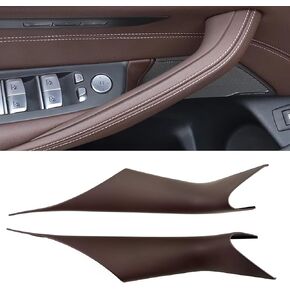 Car Door Handle Cover Left and Right Interior Door Pull Handles Protective Decorate Covers Fit for BMW 5 Series G30 G31 2017-2022 520i 520d 525d 530e 530i 540d 540i 550i (2PCS Piano Black) in Saudi Arabia