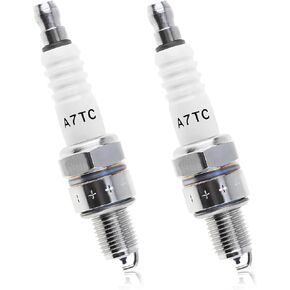 2 PCS Spark Plugs, A7TC Spark Plug Replacement for GY6 50cc 70cc 90cc 110cc 125cc 150cc Engines, Standard A7TC Ignition Plugs Compatible with U20FSR U22FSR-U C5HA C5HSB in Saudi Arabia