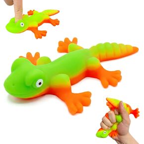 Lizard Stress Squishy Ball, Squeeze Mochi Squishy Toy, Soft Stress Relief Fidget Ball, Cute Lizard Sensory Toy for Kids & Adults, Party Favors& Easter Basket Filled (Green) in Saudi Arabia