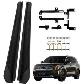 500 LBS Load Running Boards Fit for 2019-2025 Kia Telluride LX EX S SX SX-P X-Pro X-Line, Heavy Duty Black Side Steps Nerf Bars, No Drilling with Mounting Brackets (2PCS) in Saudi Arabia