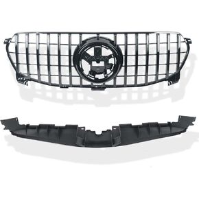 GTR Front Bumper Grille Grill Compatible with 2020-2023 Mercedes-Benz W167 GLE-CLASS Standard All Black in Saudi Arabia