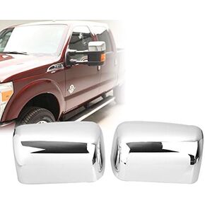 2X Chrome Side Door Half Top Mirror Cover Trim for 2008-2016 Ford F250 F350 F450 F550 Super Duty in Saudi Arabia