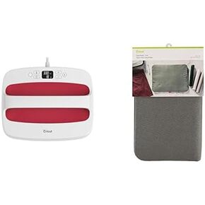 Cricut EasyPress 2 Heat Press Machine (9 in x 9 in), Ideal for T-Shirts, Tote Bags, Pillows, Aprons & More, Precise Temperature Control, Features Insulated Safety Base & Auto-Off, Raspberry in Kuwait
