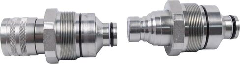 Flat Face Coupler Kit Male V1311-77140 + Female V1311-77150 Compatible with Kubota Compact Track Loader SVL75 SVL75-2 SVL75-2C SVL75C SVL90 SVL90-2 SVL90-2C SVL90C SVL95-2S SVL95-2SC in Saudi Arabia