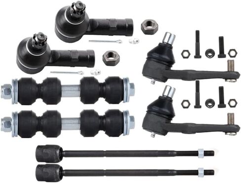 Suspension Kit 8pcs Fits Front Lower Ball Joints Tie Rods Sway Bars Alloy Steel in Saudi Arabia