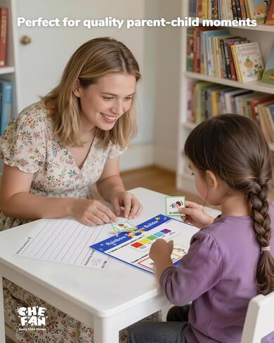 CHEFAN Sentence Building for Kids, Color-Coded Grammar Learning Toys with Writing Practice, Reading Manipulatives for Classroom, Homeshool & Speech Therapy in Saudi Arabia